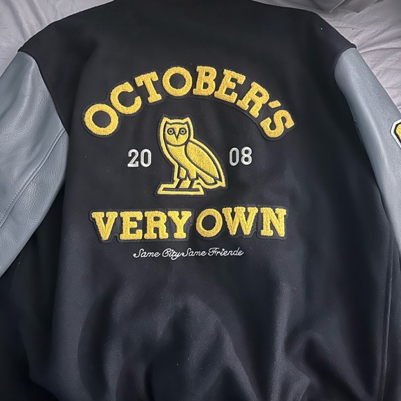 October very own leather varsity jacket xxl - Picture 4 of 7